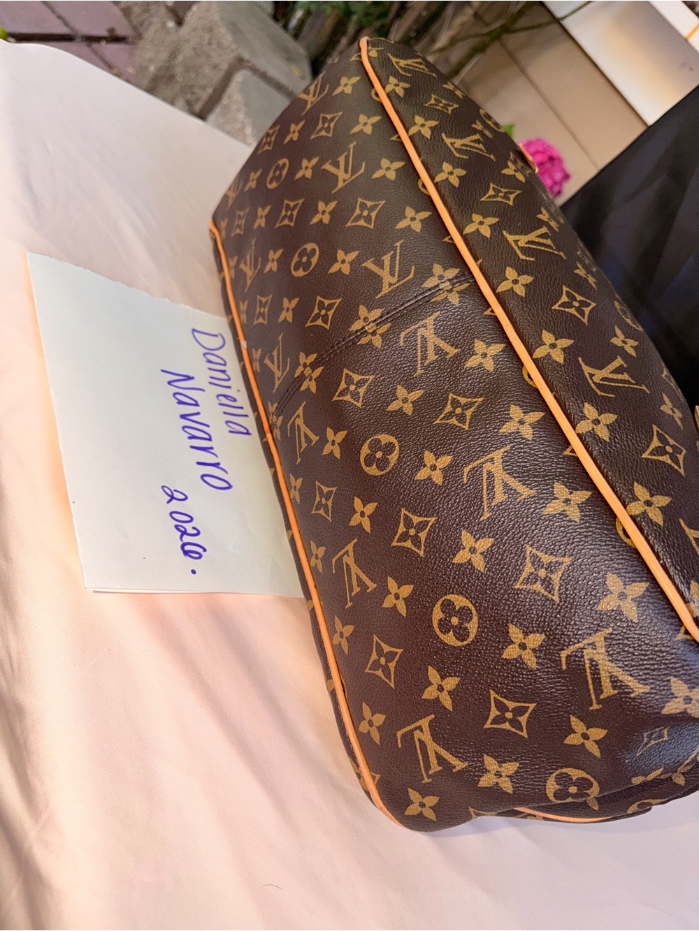 Louis Vuitton Monogram Canvas Hobo Bag in Brown Delightful GM - Picture 3 of 9